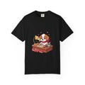Valentine Puppy Mail T-Shirt — Cute Dog Writing Love Letters Tee