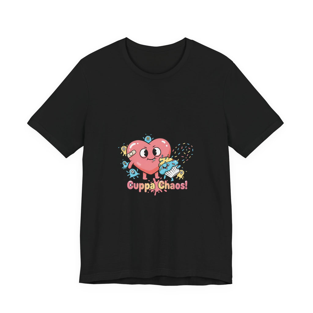 Cuppa Chaos tee | cute irony, tiny monster humor