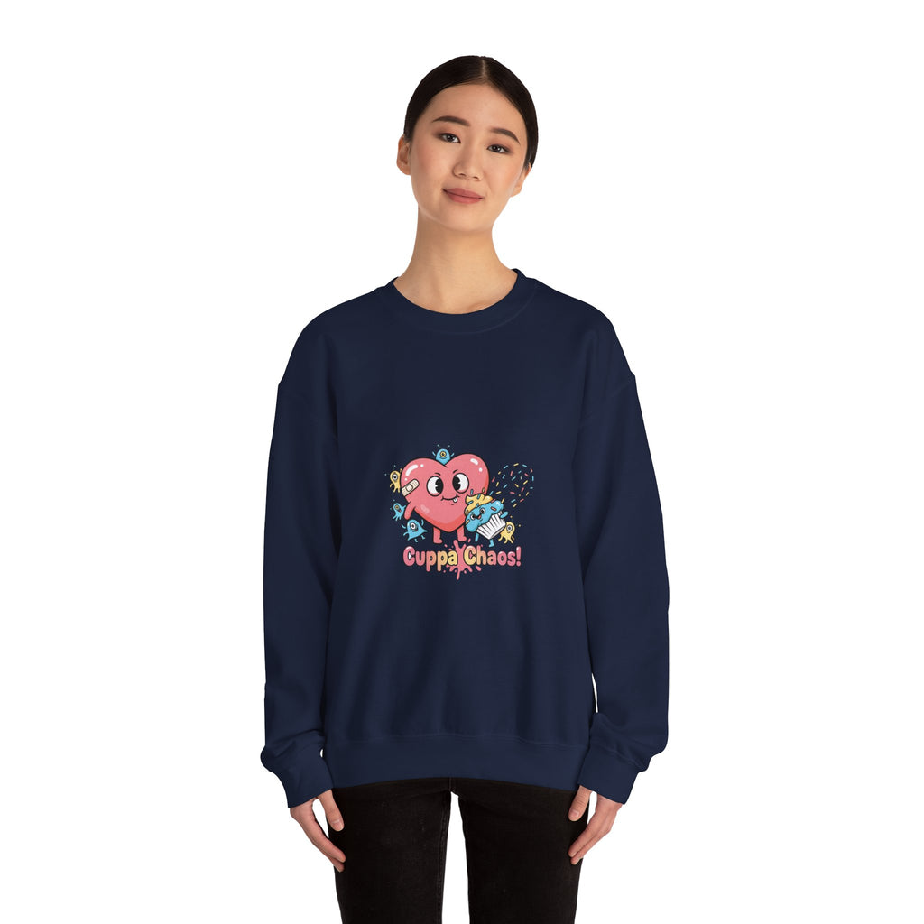 Cuppa Chaos Sweatshirt | mildly unhinged cute, whimsical weird