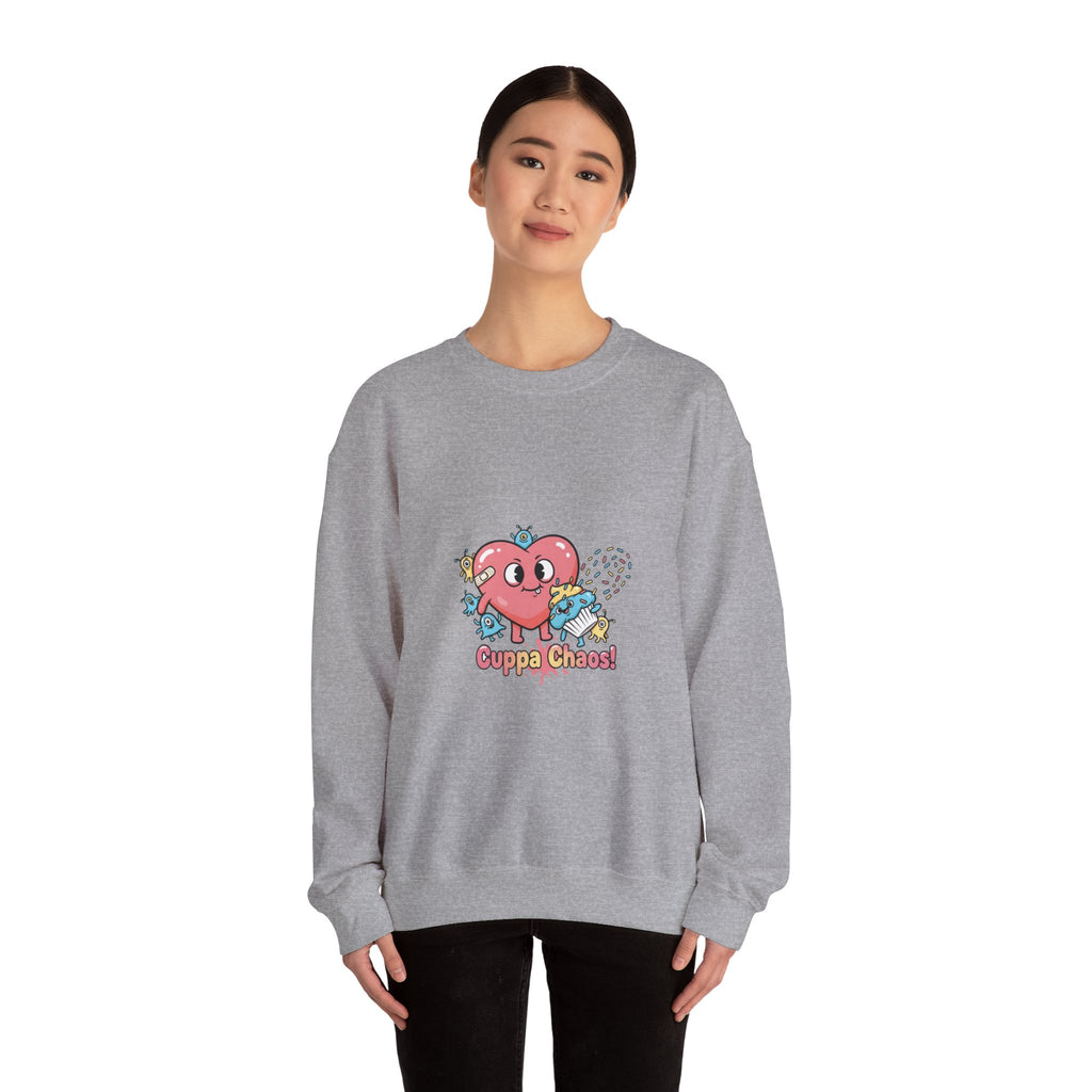 Cuppa Chaos Sweatshirt | mildly unhinged cute, whimsical weird