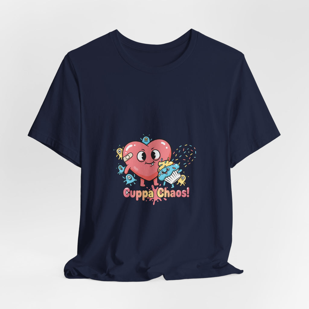 Cuppa Chaos tee | cute irony, tiny monster humor