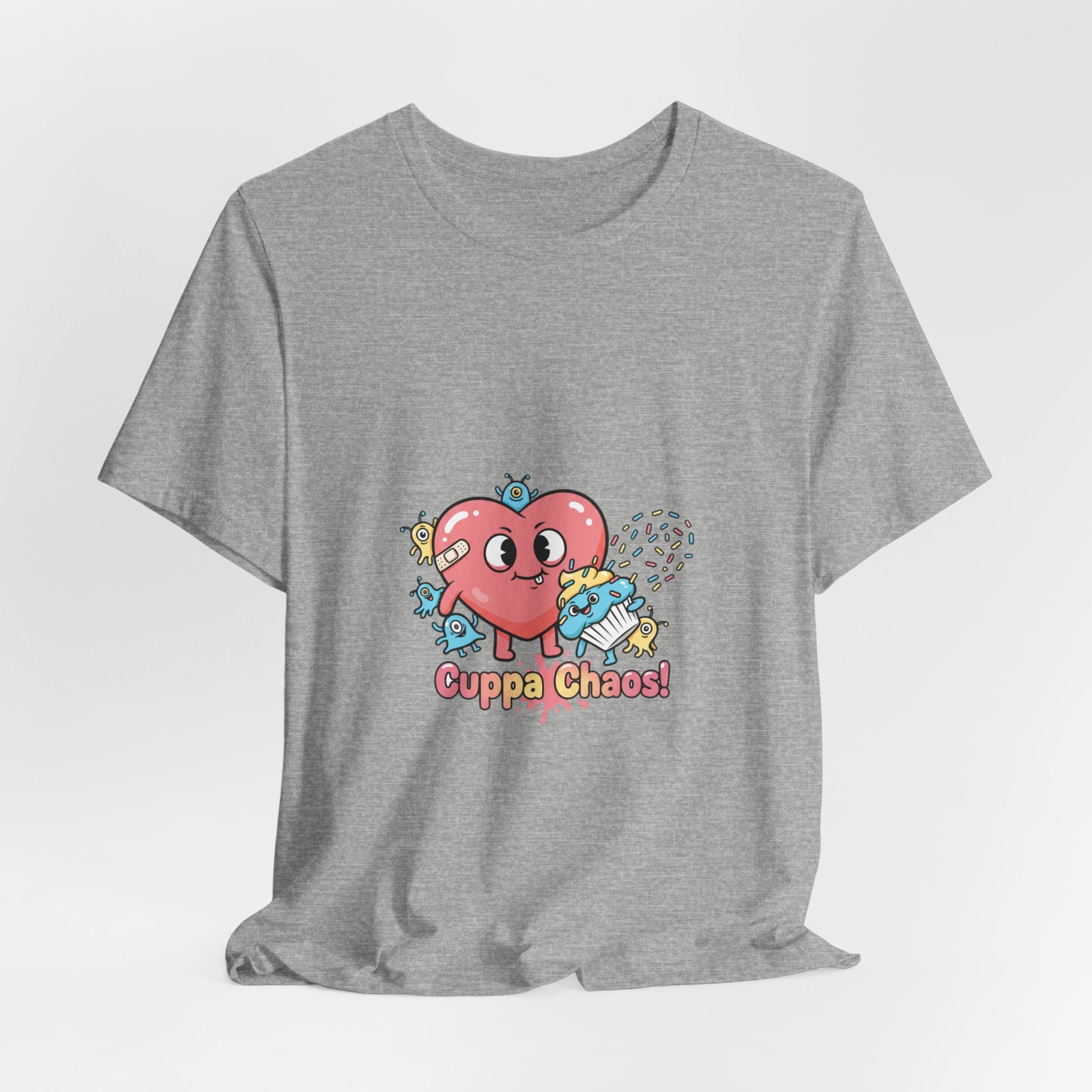 Cuppa Chaos tee | cute irony, tiny monster humor