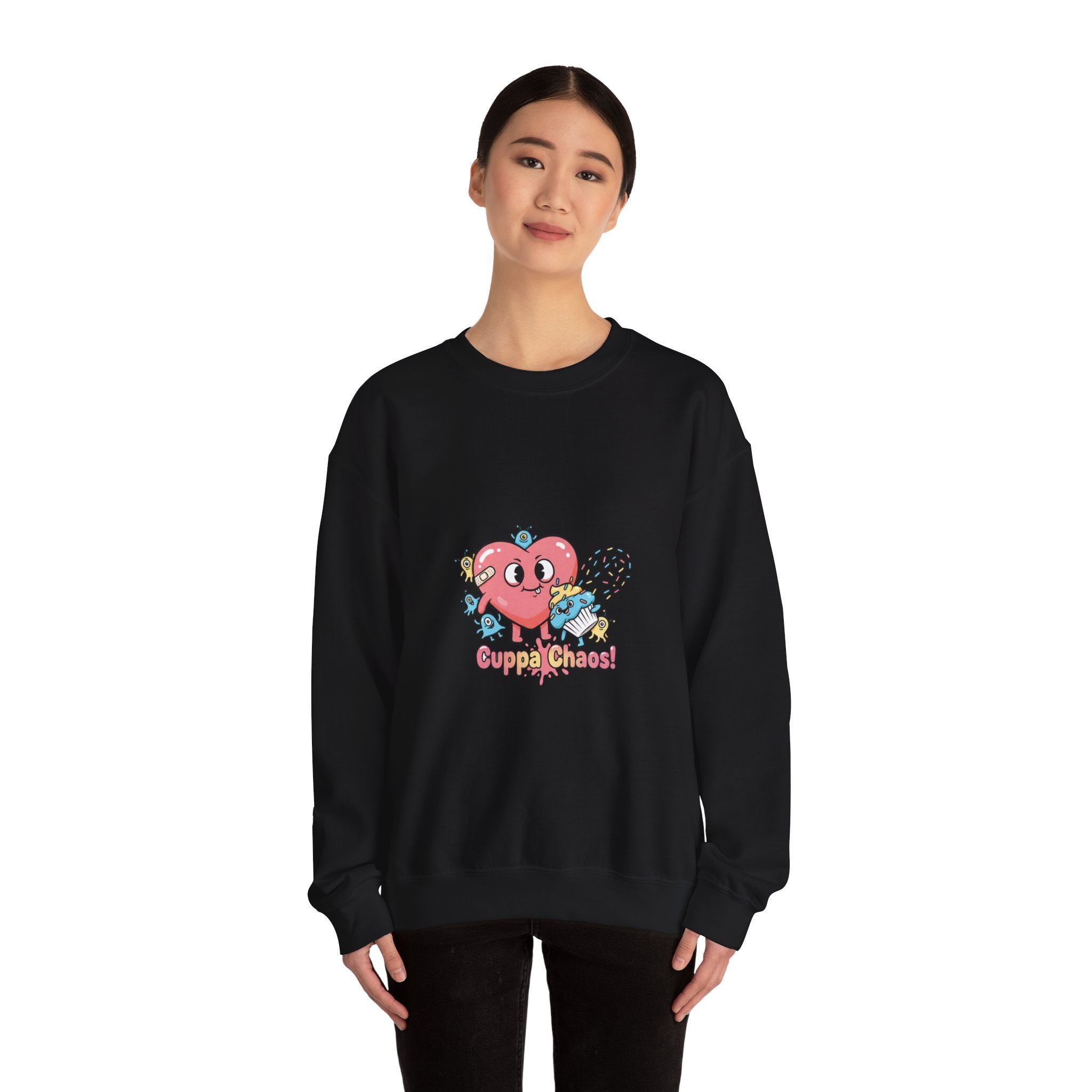 Cuppa Chaos Sweatshirt | mildly unhinged cute, whimsical weird