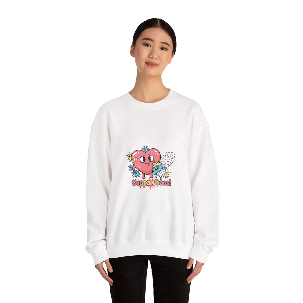 Cuppa Chaos Sweatshirt | mildly unhinged cute, whimsical weird
