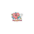 Cuppa Chaos Kiss-Cut Sticker | mildly unhinged cute, chaotic kawaii
